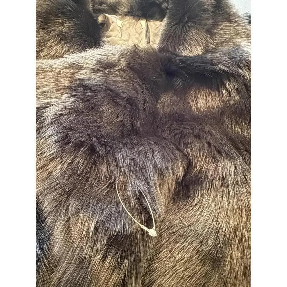 Michael Kors Collection Genuine Lamb Shearling Shawl Collar Coat NWOT